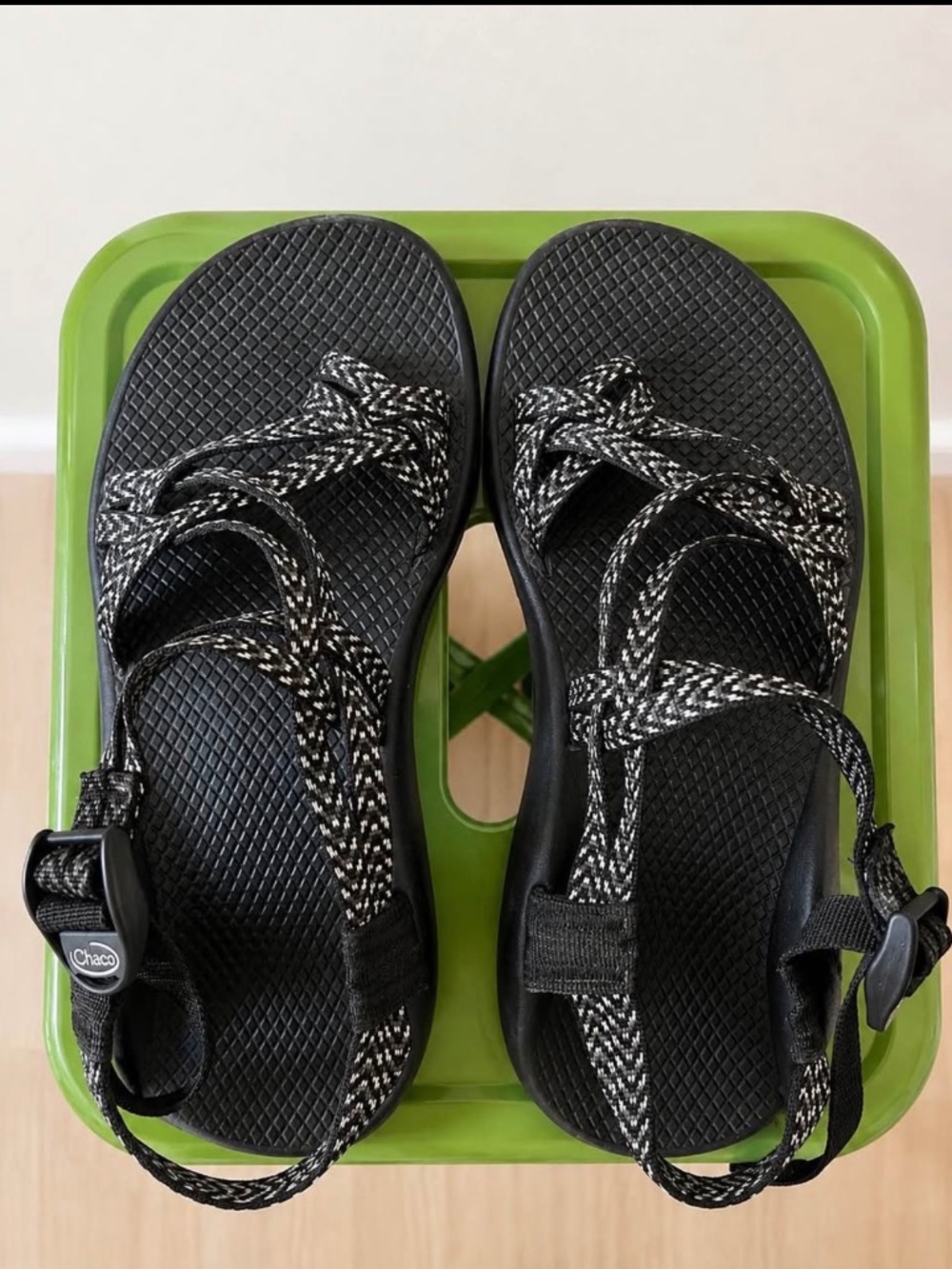 Chaco Sandals – Black & White Straps